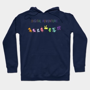 Digital walk -color- Hoodie